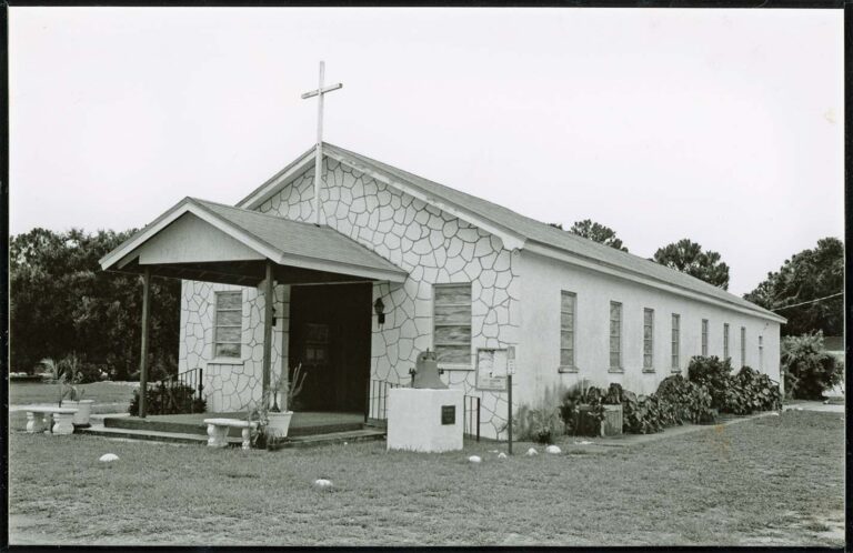Mount Carmel Church, Historical photo, Courtesy of Historical Society of Palm Beach County