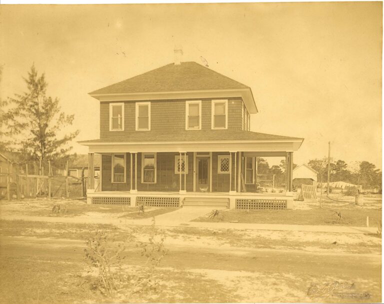 Cracker Johnson House, Historical photo, Courtesy of Historical Society of Palm Beach County
