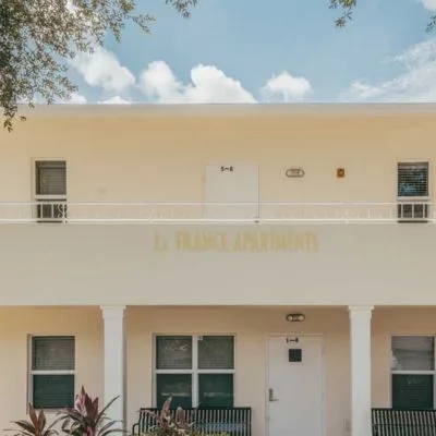 La France Apartments, formerly "The La France Hotel," in Delray Beach, FL. Photo credit: Daniel Fortune