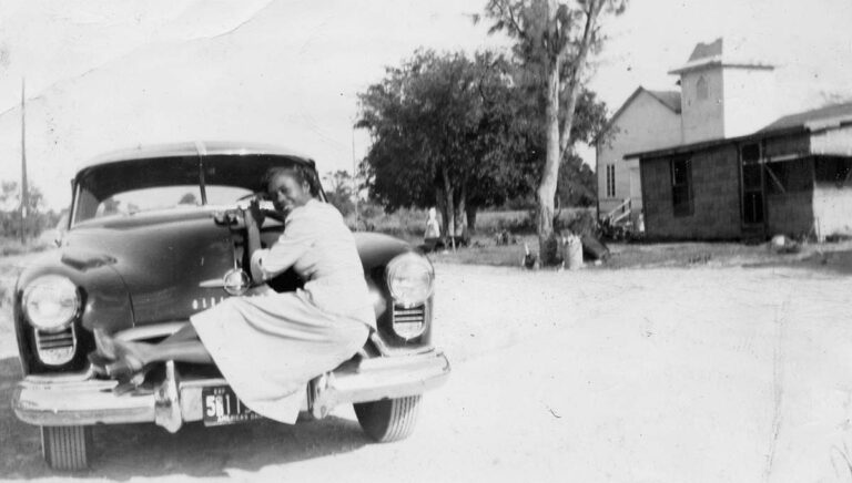 Irene Carswell and Ebenezer Baptist Church, Historical photo, Courtesy of Boca Raton Historical Society