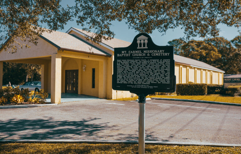 Mt. Carmel Missionary Baptist Church in Jupiter, FL. Photo credit: Daniel Fortune