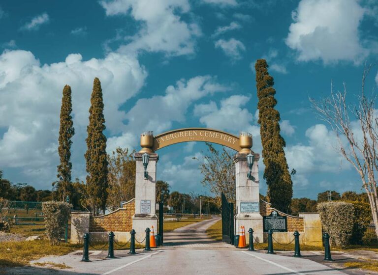 Evergreen Cemetery in West Palm Beach, FL. Photo credit: Daniel Fortune