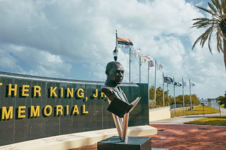 Dr. Martin Luther King Jr. Landmark Memorial in West Palm Beach, FL. Photo credit: Daniel Fortune